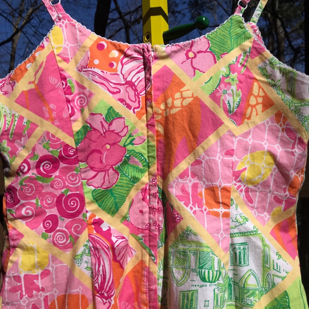 Pristine Lilly Pulitzer Patchwork Dress - image 6